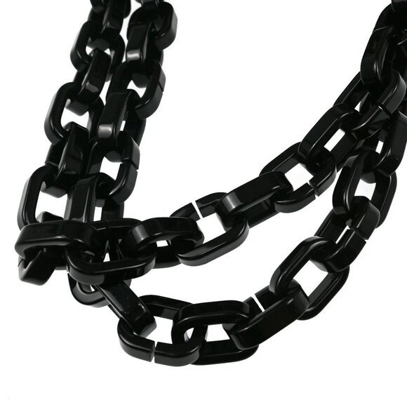 Chanel Black Canvas Chain Shoulder Bag - Picture 4 of 8